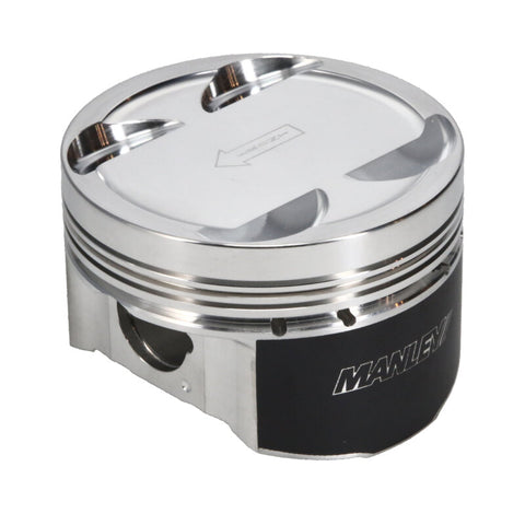 Manley 03-06 EVO VIII/IX 87.0mm-Bore +2.0mm Over Size-10.0/10.5 CR Dish Piston Set with Rings - 619220C-4