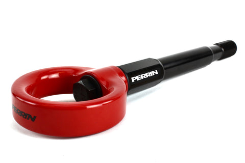 PERRIN 15-21 Subaru WRX/STI / 24-26 Crosstrek / 25-26 Forester Tow Hook Kit (Rear) -  Red - PSP-BDY-252RD