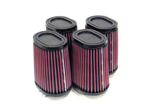 K&N 2-1/8in FLG O/S 4in X 3in 5in H OVAL (4 PER BOX) Universal Clamp-On Air Filter - RU-2754