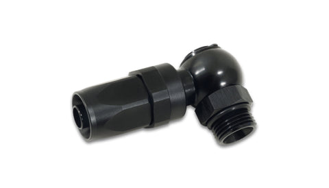 Vibrant Single -6AN x -6 ORB Male Banjo to Hose End Aluminum Fitting - 24426