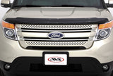 AVS 11-15 Ford Explorer (Excl. Sport Model) High Profile Bugflector II Hood Shield - Smoke - 25164