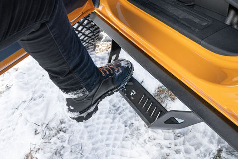 N-Fab 21-22 Ford Bronco 2 Door Predator PRO Step System - Wheel 2 Wheel - Tex. Black - PRF2156B-TX