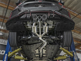 aFe POWER Takeda 2-1/2in to 2-1/4in 304SS Catback Dual-Exit Exhaust 17+ Honda Civic Type R w/CF Tips - 49-36616-C