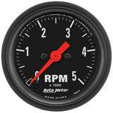 Autometer Z-Series 52mm 5000RPM In-Dash Tachometer - 2697