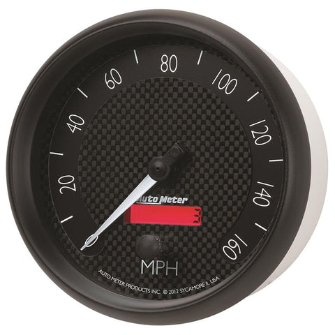 Autometer GT Series 5in In Dash 0-160 MPH Electronic Programmable Speedometer - 8089