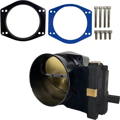 Granatelli 13-20 GM LT1/LT4/LT5 Drive-By-Wire 112mm Throttle Body - Black - GMTBLT112B