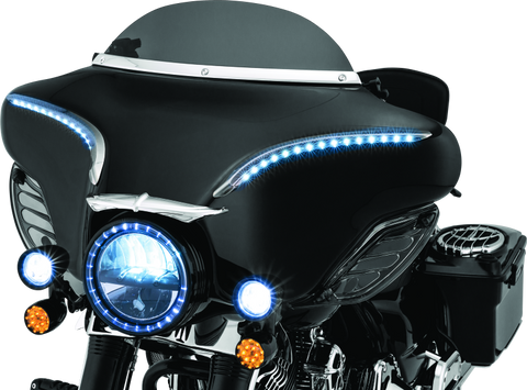 Kuryakyn Smooth Windshield Trim 96-13 Touring Chrome - 1310