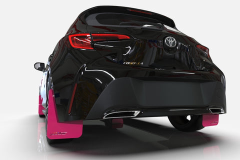 Rally Armor 22-26 Subaru WRX Pink Mud Flap BCE Logo - MF92-BCE22-PK/BLK