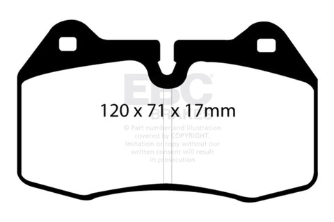 EBC Racing 92-03 Ferrari 456 RP-1 Race Front Brake Pads - DP81032RP1