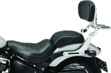 Kuryakyn Fixed Mounts Multi-Purpose Driver & Passenger Backrest 18-Up Softail Black - 7080