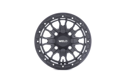 Weld UTV RF Series Raptor U500 15x8 Raptor Beadlock 4x136 4BS Satin BLK - U500B8042400