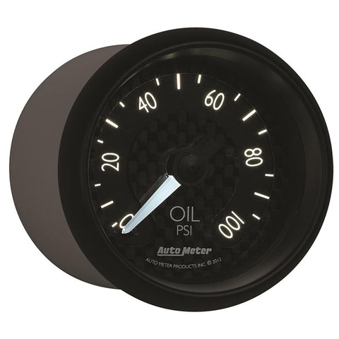 Autometer GT Series 52mm Mechanical 0-100 psi Oil Pressure Gauge - 8021