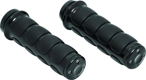 Kuryakyn ISO Grips Without Throttle Boss Throttle-By -Wire Black - 6321