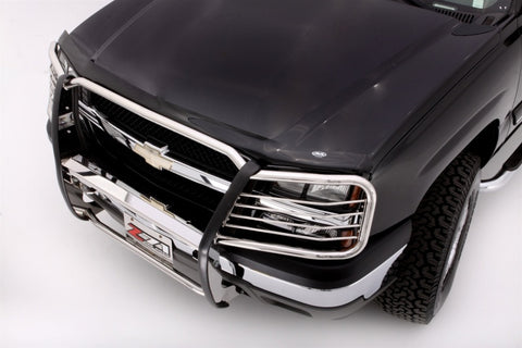 AVS 03-06 Chevy Avalanche (w/o Body Hardware) High Profile Bugflector II Hood Shield - Smoke - 25815