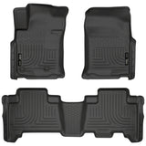 Husky Liners 10-12 Toyota 4Runner/Lexus GX460 WeatherBeater Combo Black Floor Liners - 98571