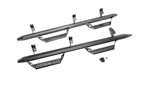 N-Fab 21-22 Ford Bronco 2 Door Predator PRO Step System - Wheel 2 Wheel - Tex. Black - PRF2156B-TX