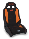 PRP EnduroCrawl Reclining Suspension Seat - Black/Orange Tweed - Passenger - A9001045-50-207