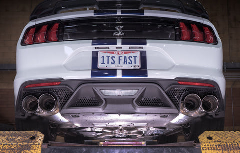 Stainless Works 2020 Ford GT500 Legend Catback H-Pipe Exhaust Factory Connect - Polished Tips - GT500CBHFCL