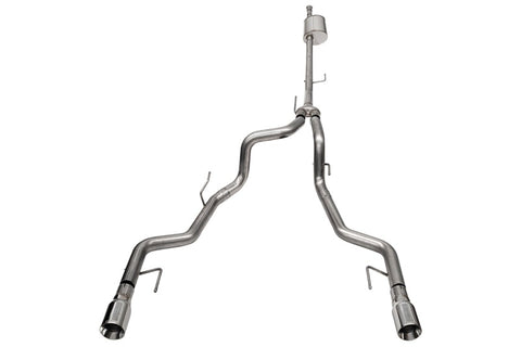 Corsa 2022-2024 2023 Ford F-150 SuperCrew/5.5ft Bed 5.0L V8 Sport Cat-Back Dual Rear Exit-Polished - 21184