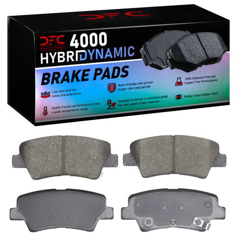 DFC 17-25 Kia Sportage Rear 4000 Hybridynamic Brake Pads - 4000-2098-00