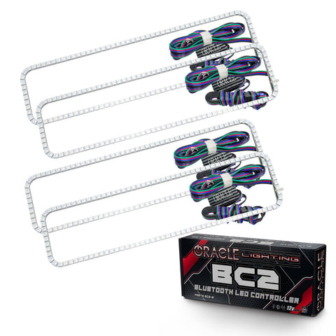 Oracle GMC Yukon 92-99 Dual Halo Kit - ColorSHIFT w/ BC1 Controller - 2286-335