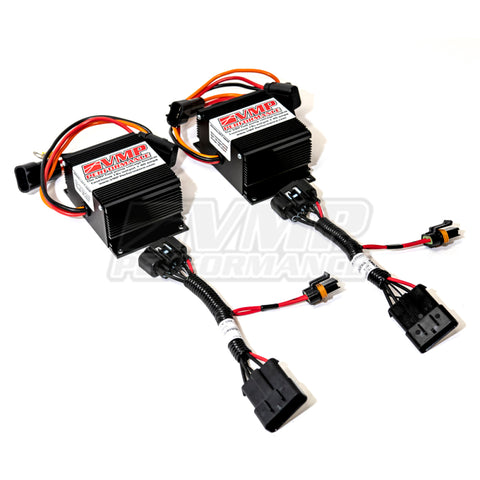 VMP Performance 07-10 Ford Shelby GT500 Dual Plug and Play Fuel Pump Voltage Booster - VMP-ENF004