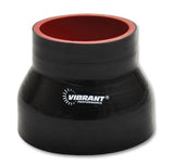 Vibrant 4 Ply Reducer Couper 3in ID x 3.75in ID x 3in Long - Black - 19737