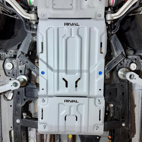 Rival 2024-2026 Ford Ranger Ford Ranger Raptor Aluminum Transmission And Cat Converter Skid Plate - 2333.1886.4.6