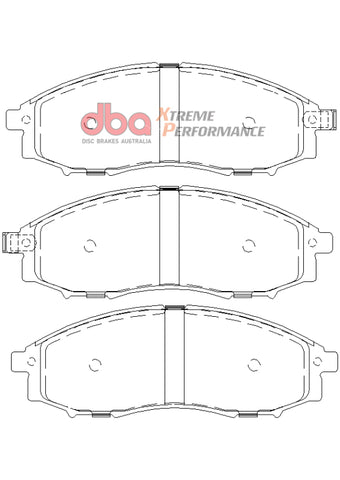 DBA 00-04 Nissan Xterra XP650 Front Brake Pads - DB1439XP