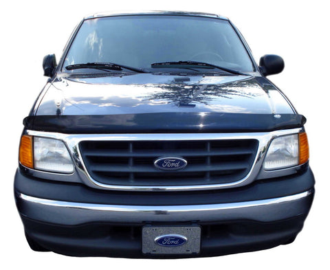 AVS 97-03 Ford F-150 High Profile Bugflector II Hood Shield - Smoke - 25513