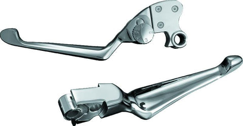 Kuryakyn Boss Blades With Adjustable Clutch 96-Up Cable Chrome - 1080