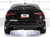 AWE Tuning 22-24 Audi 8Y S3 Track Edition Exhaust - Diamond Black Tips - 3020-43897