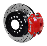 Wilwood Dynapro Low-Profile 11.00in P-Brake Kit Dust Seal 2.36in Offset - Drilled Red - 140-15604-DR