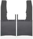 Husky Liners 09-16 Dodge Ram 1500/2500/3500 12in W Black Top SS Weight Kick Back Front Mud Flaps - 17102