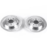 Power Stop 99-00 Volvo S70 Rear Evolution Drilled & Slotted Rotors - Pair - EBR624XPR