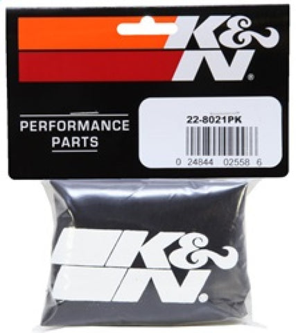 K&N Precharger Air Filter Wrap Black Universal Polyester 6in. Height 7in. Inside Diameter - 22-8021PK