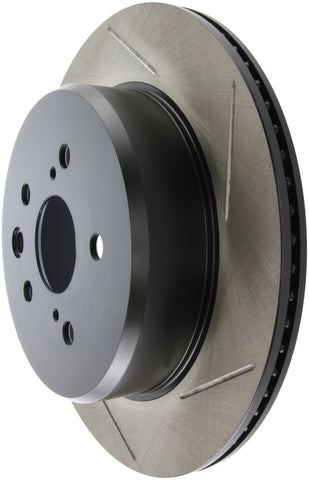 StopTech 13-14 Lexus GS300/350/400/430 Slotted Sport Rear Left Brake Rotor - 126.44189SL