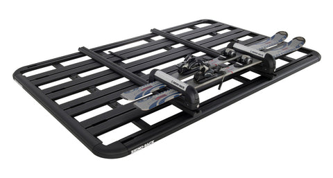 Rhino-Rack Pioneer Accessory Bar (C-Channel) - 54in - 2 pcs - Black - 43138B