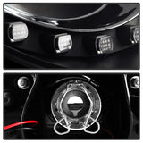 Spyder Volkswagen Beetle 06-10 Projector Headlights DRL LED Black PRO-YD-VB06-DRL-BK - 5080929