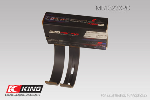 King Vw V8/V10 R8/RS6/Huracan (Size 0.25) pMaxKote Coated Main Bearing Set - MB1322XPC0.25