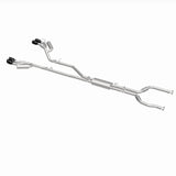 MagnaFlow 20-21 Ford Explorer 3.0L V6 Dual Exit Quad Black Chrome Tip Street Series Cat-Back Exhaust - 19515