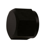 DeatschWerks 8AN Female Flare Cap - Anodized Matte Black - 6-02-0715-B