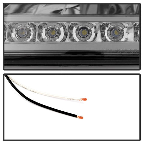 xTune Ford F150 97-03 Crystal Headlights w/ Clear LED Corners Smoke HD-ON-FF15097-LED-SET-SM - 5014801