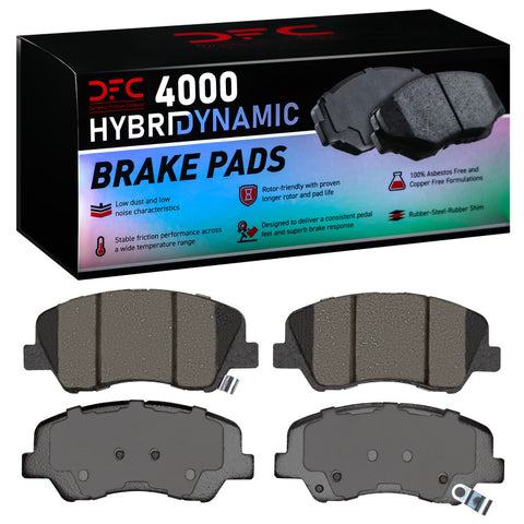 DFC 12-26 Renault Fluence (Mexico) Front 4000 Hybridynamic Brake Pads - 4000-1593-00
