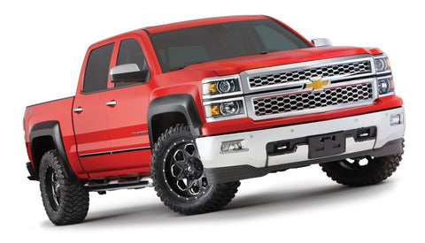 Bushwacker 14-16 Chevy Silverado 1500 Extend-A-Fender Style Flares 4pc - Black - 40963-02