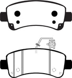 EBC 14-16 Ram Trucks Promaster 3.6 Ultimax2 Rear Brake Pads - UD1746