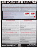 K&N Replacement Air Filter AUDI RS6, 4.2L-V8 (TWIN TURBO); 2002-2003 (2 FILTERS REQUIRED) - 33-2866