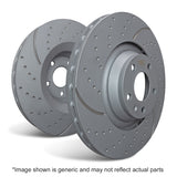 EBC 92-94 Jeep Grand Cherokee 4.0 GD Sport Rear Rotors - GD7461