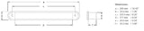 Hella Interior Strip Lamp Md12 White 2Ja - 959073001