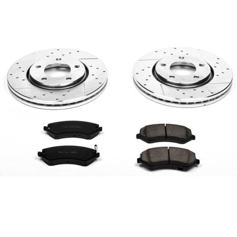 Power Stop 03-07 Chrysler Town & Country Front Z23 Evolution Sport Brake Kit - K5244